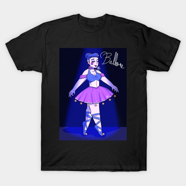 Ballora Gijinka T-Shirt by spaceagebarbie